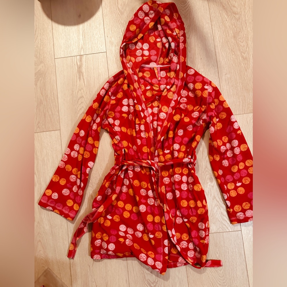 🪩Vintage 🌟 70’s Color Themes Dotted Bunny Love Robe - Large & Super Soft & Cozy